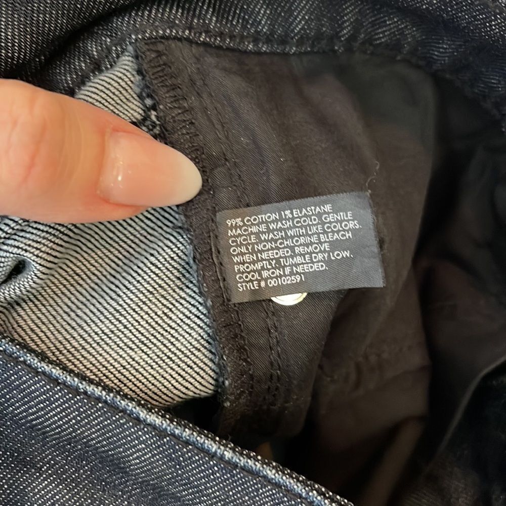 Club Monaco Dark Rinse Wash Bootcut Jeans Tag 28 fits 25/0 IMO See Measurements - Picture 7 of 12